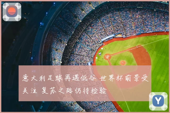 意大利足球再遇低谷 世界杯前景受关注 复苏之路仍待检验
